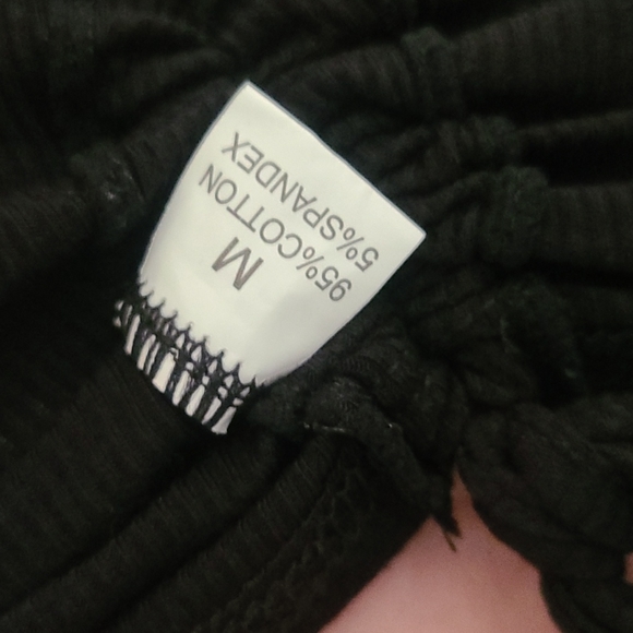 Black Bodycon Drawstring Dress - Picture 3 of 7